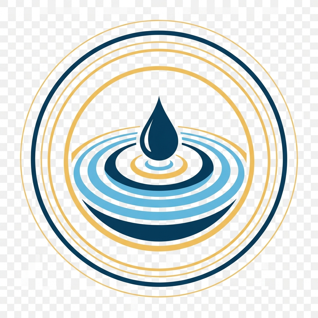 Hydro Harmony water ripple emblem